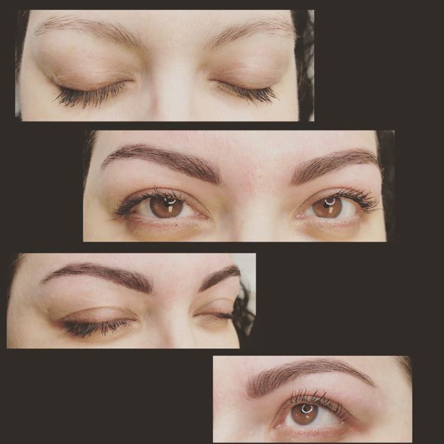 Henna brow tint