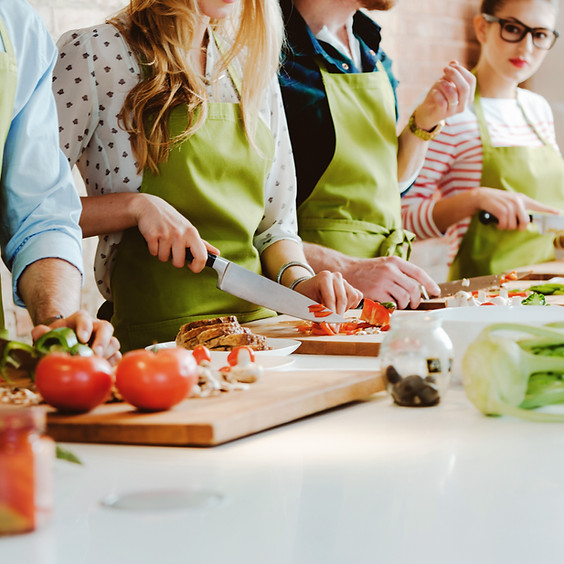 Cooking Together with Friends Virtual Meet-Up