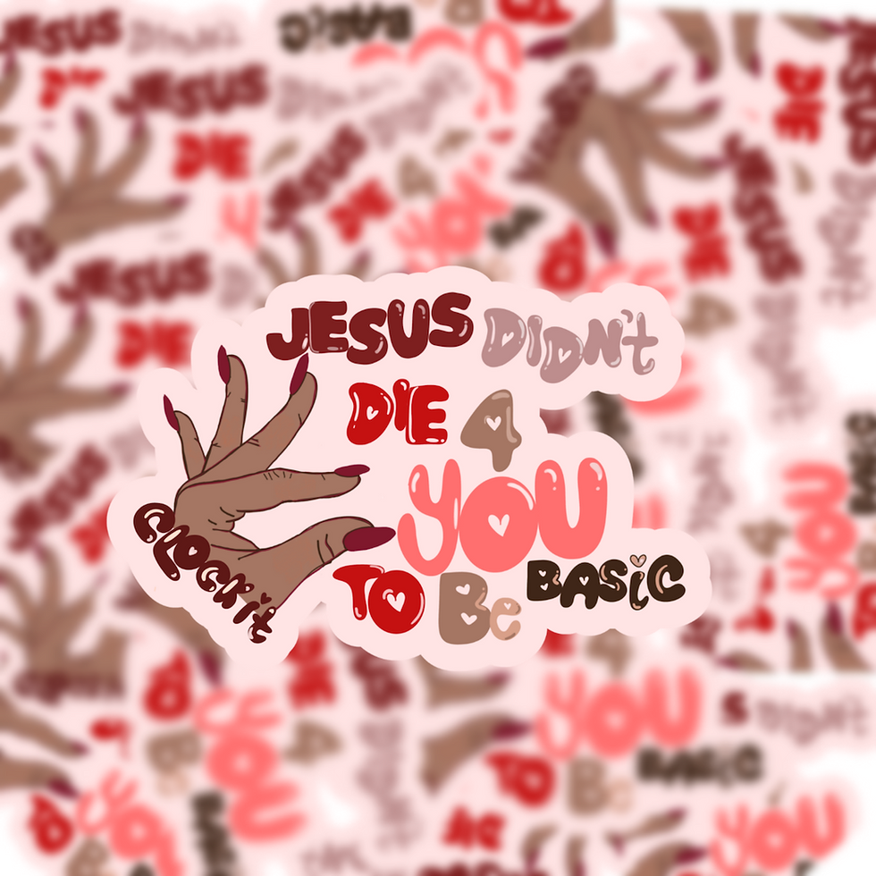 Jesus faith sticker