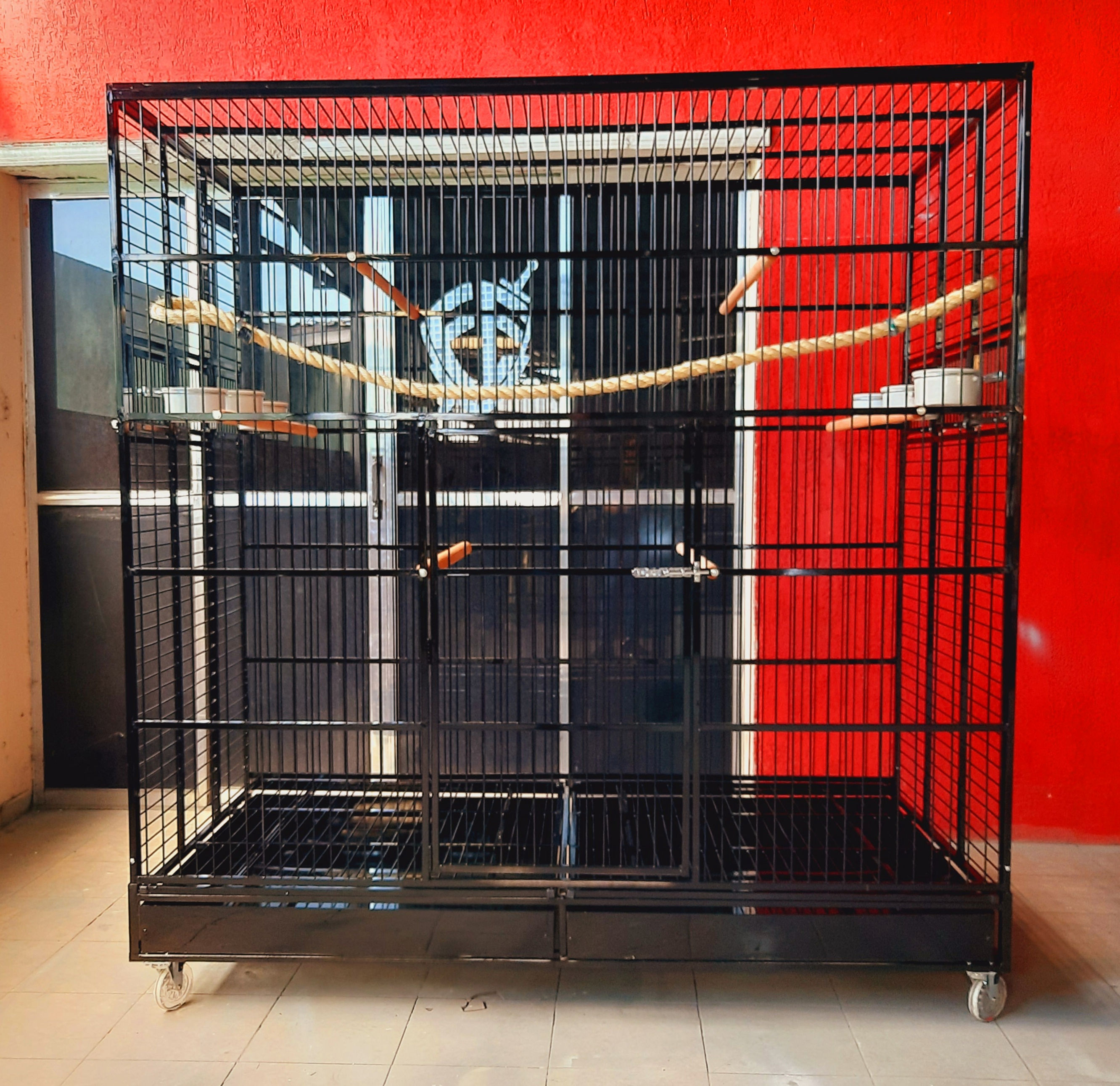 VIVEIRO PAPAGAIO / CACATUA 1,80 X 1,80 X 0,90mts