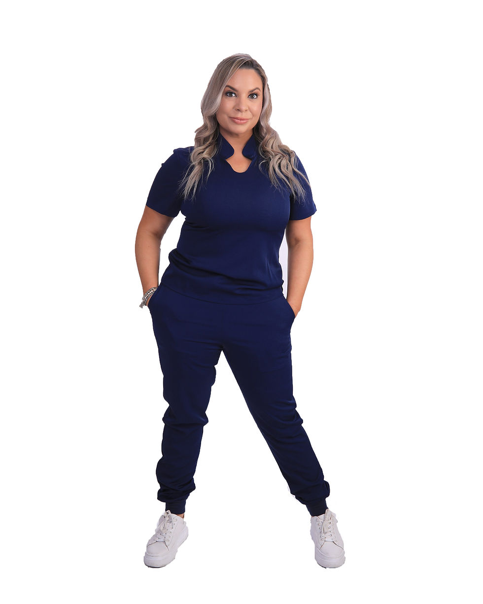 Thumbnail: Flirty Girl Set- Navy Blue