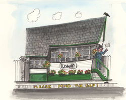 lisburn+signal+box+sketch+art+work