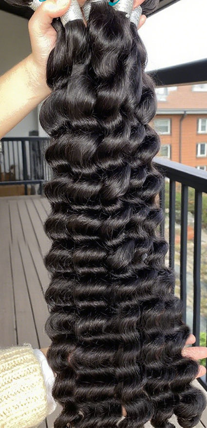Rosabeauty Loose Deep Wave Indian Virgin Hair Bundles 26–28 Inch
