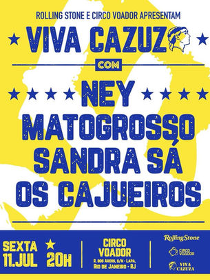 Homenagem de peso: show no Circo Voador revive Cazuza com Ney e Sandra Sá