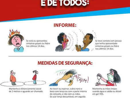 ATENÇÃO! Para sua proteção e de todos