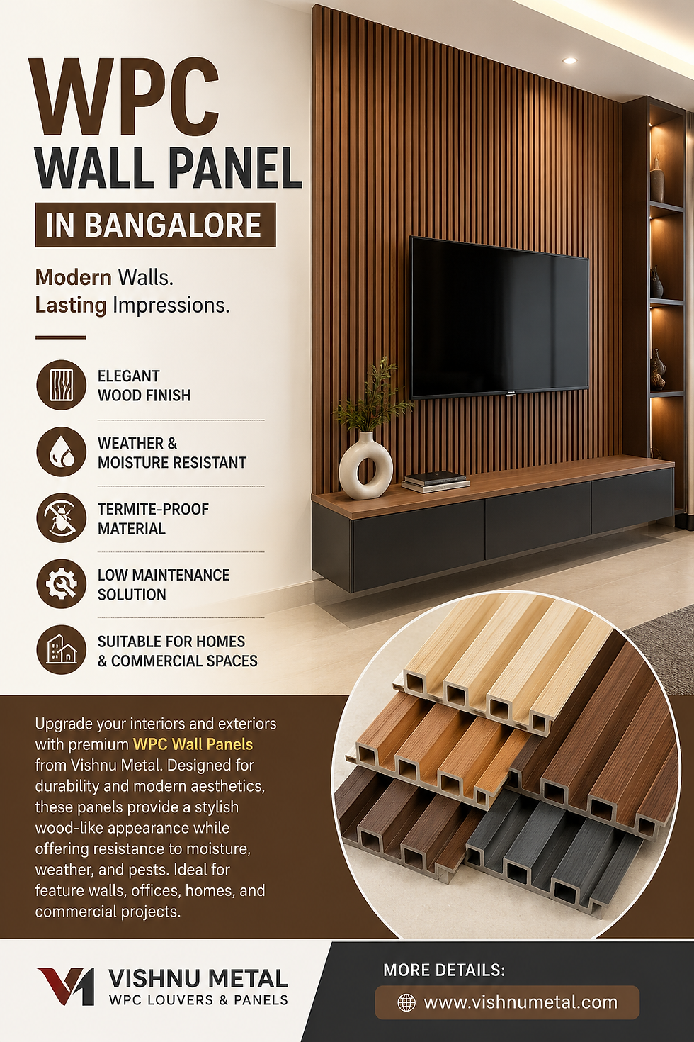 WPC Wall Panel in Bangalore