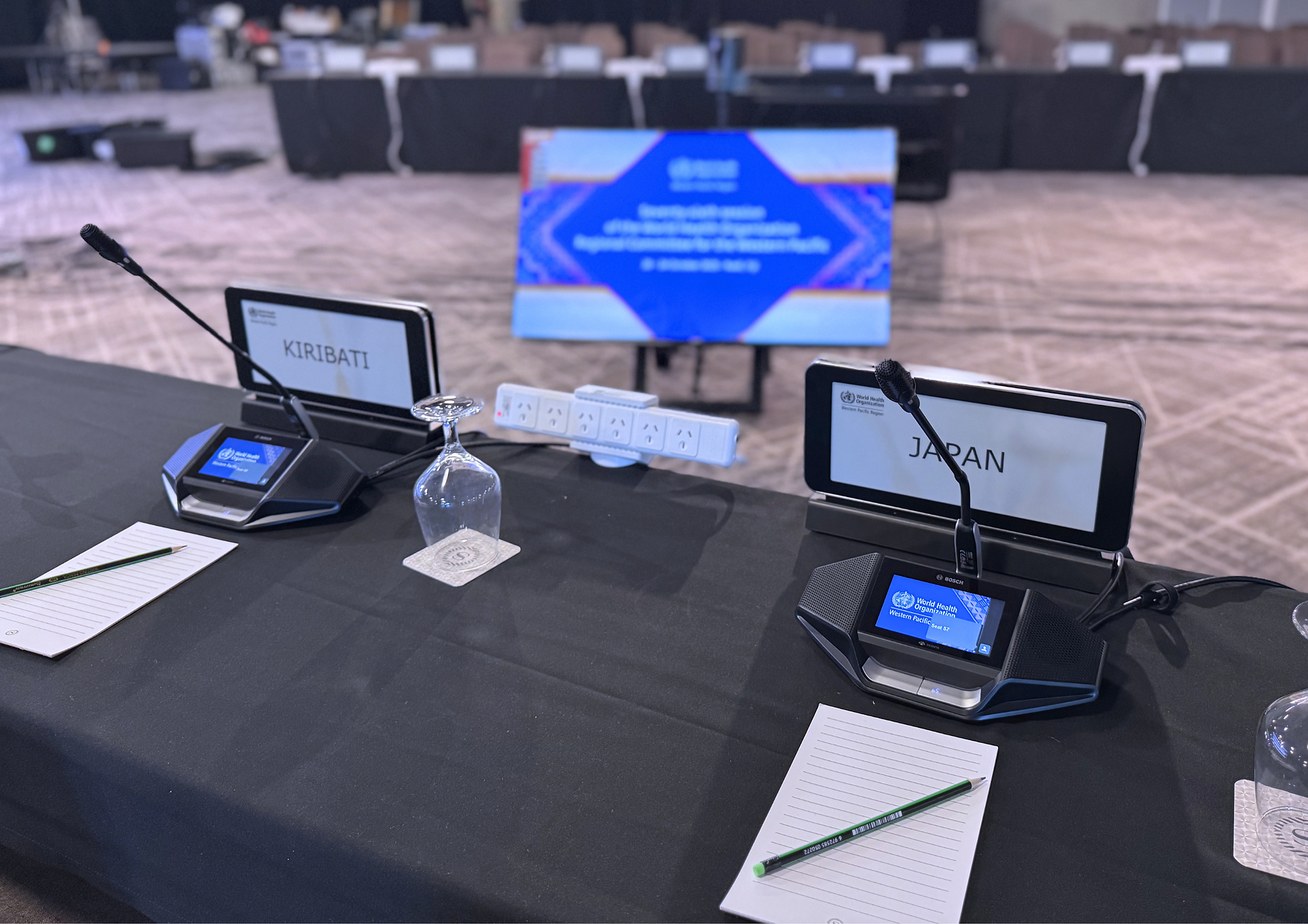 Name cards setup