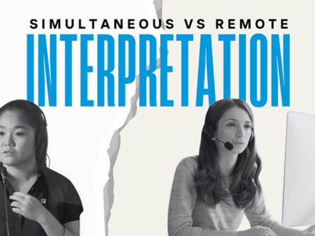 Simultaneous vs Remote Interpretation