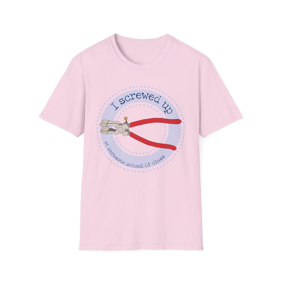 Thumbnail: I Screwed Up Unisex Softstyle T-Shirt - Funny Gift for Glass Enthusiasts