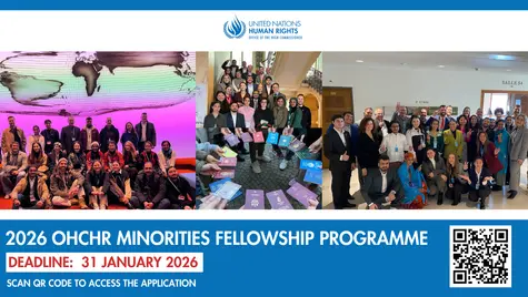 Call for applications: OHCHR Minorities Fellowship Program 2026