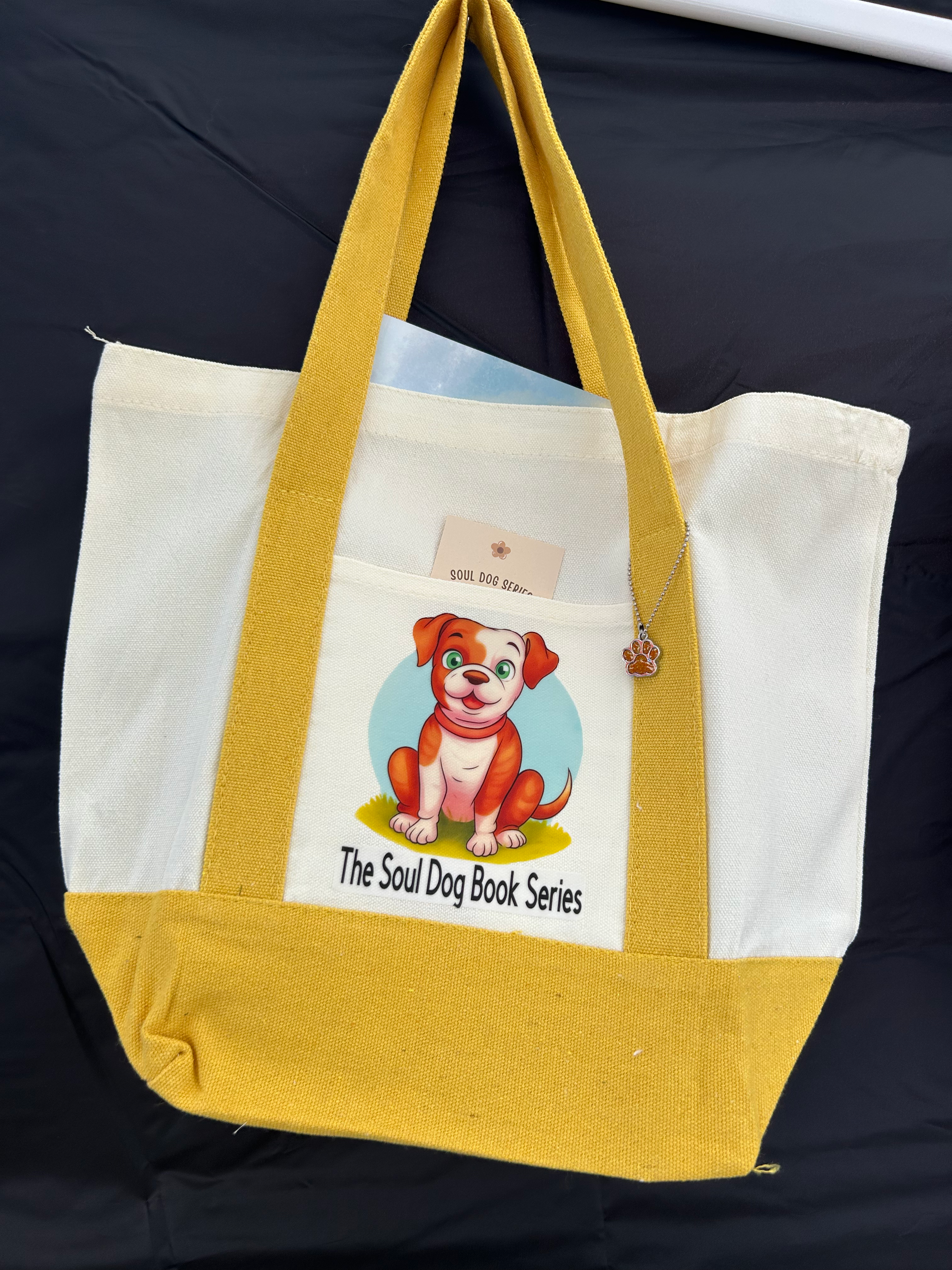 Soul Dog Tote Bag and Book Combo