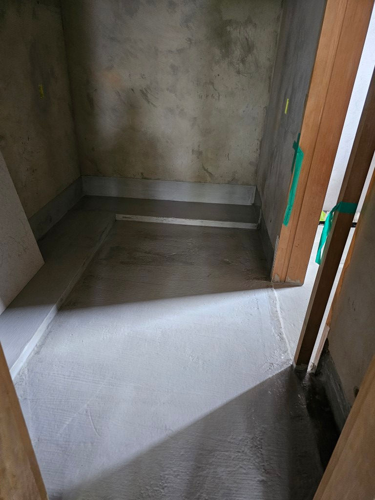 Impermeabilização do pavimento superior