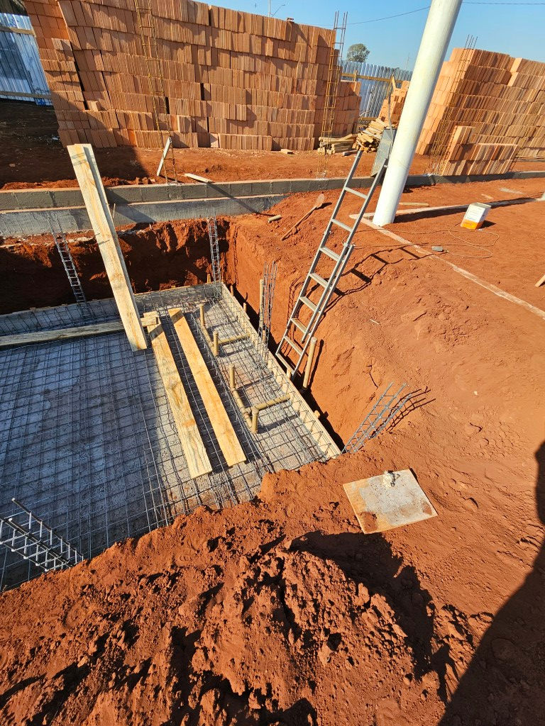 Armadura da piscina