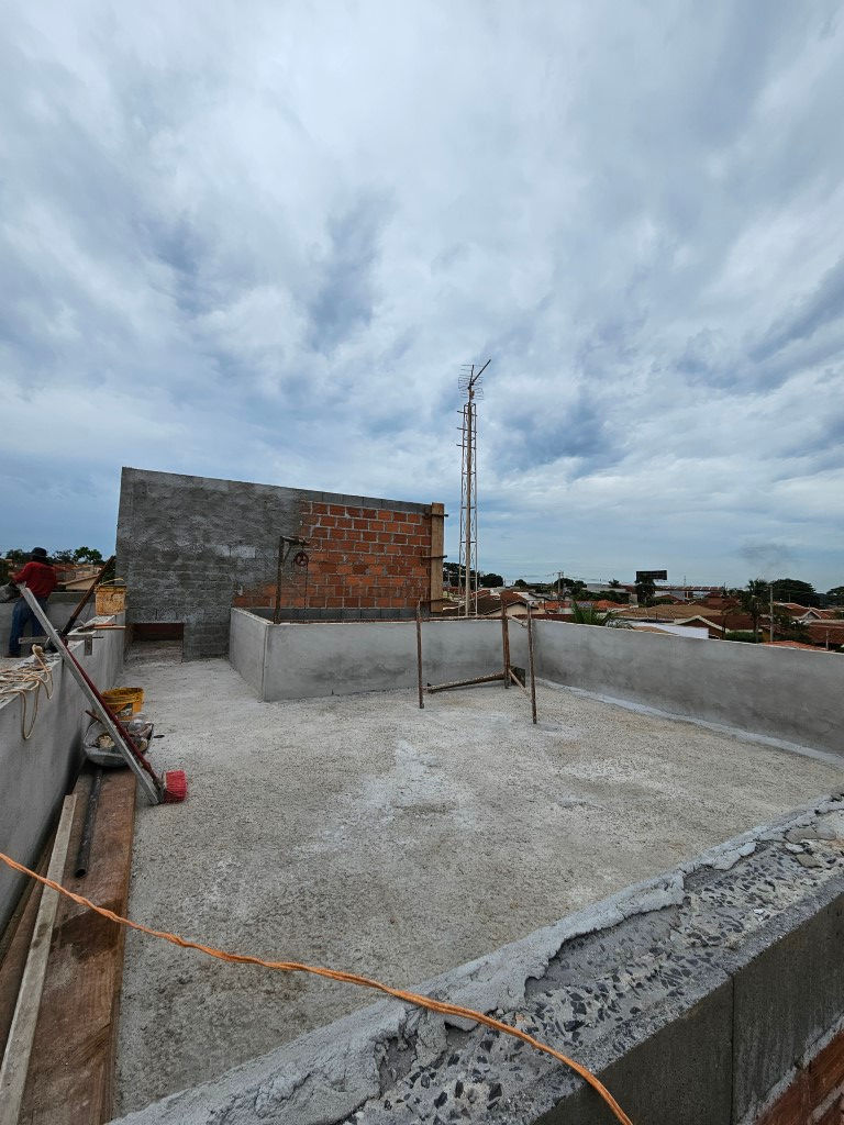 Reboco das platibandas