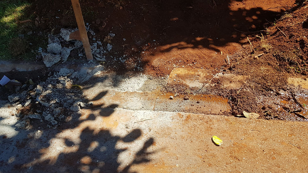 Tubulação hidráulica sendo ligada a rede