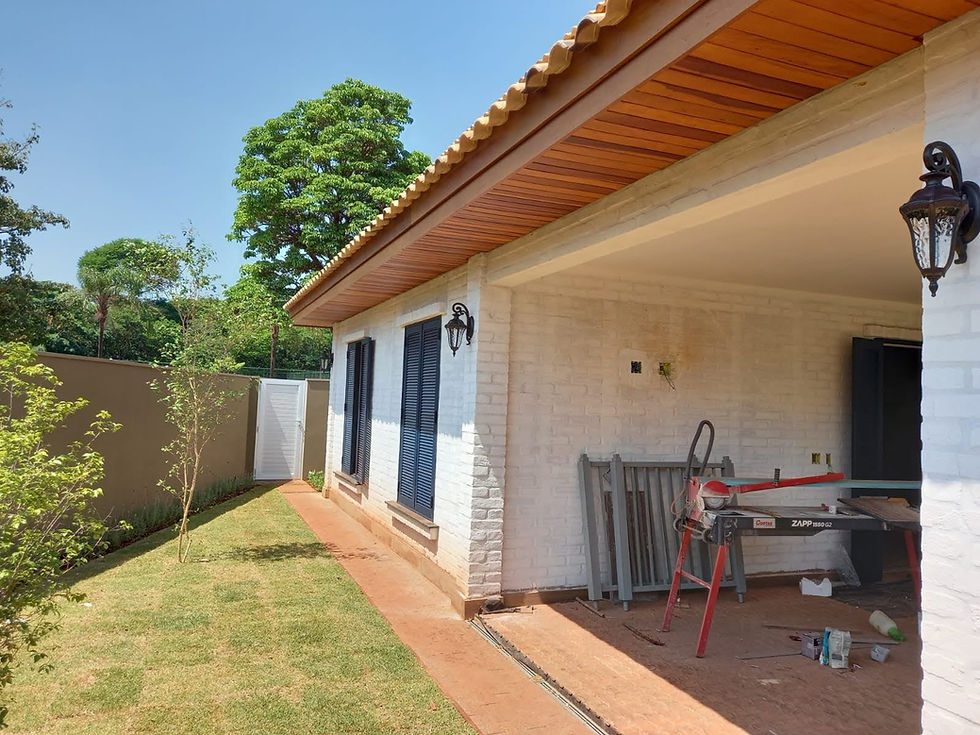 Arandelas instaladas