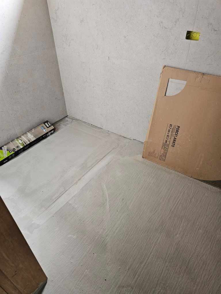 Revestimento dos pisos dos banheiros