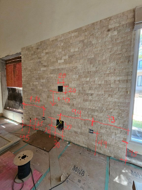 Infra de elétrica da sala