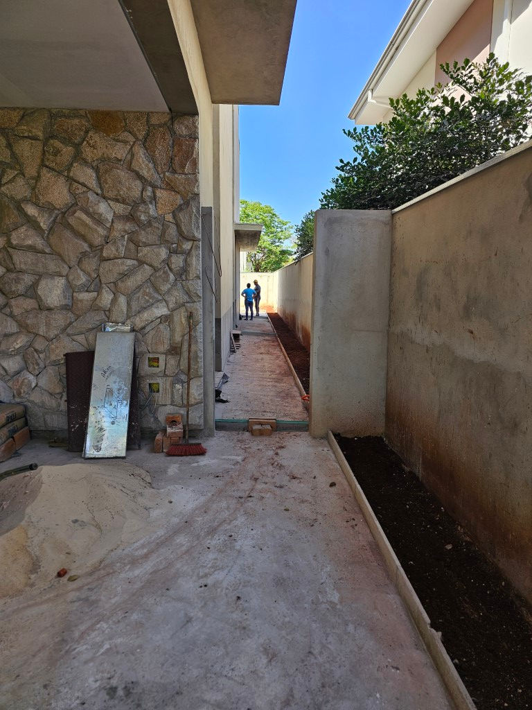 Preparo da terra paisagismo