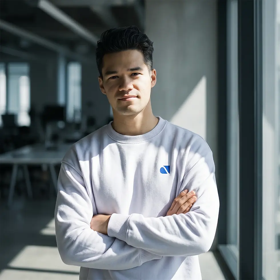NOVOMAR employee in office