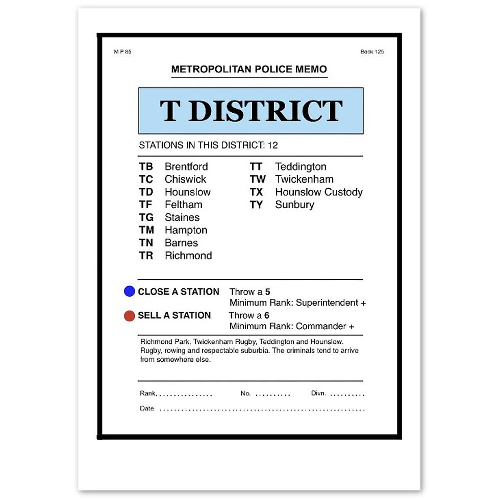 Thumbnail: T District Greeting Cards  (10 greeting cards and envelopes)