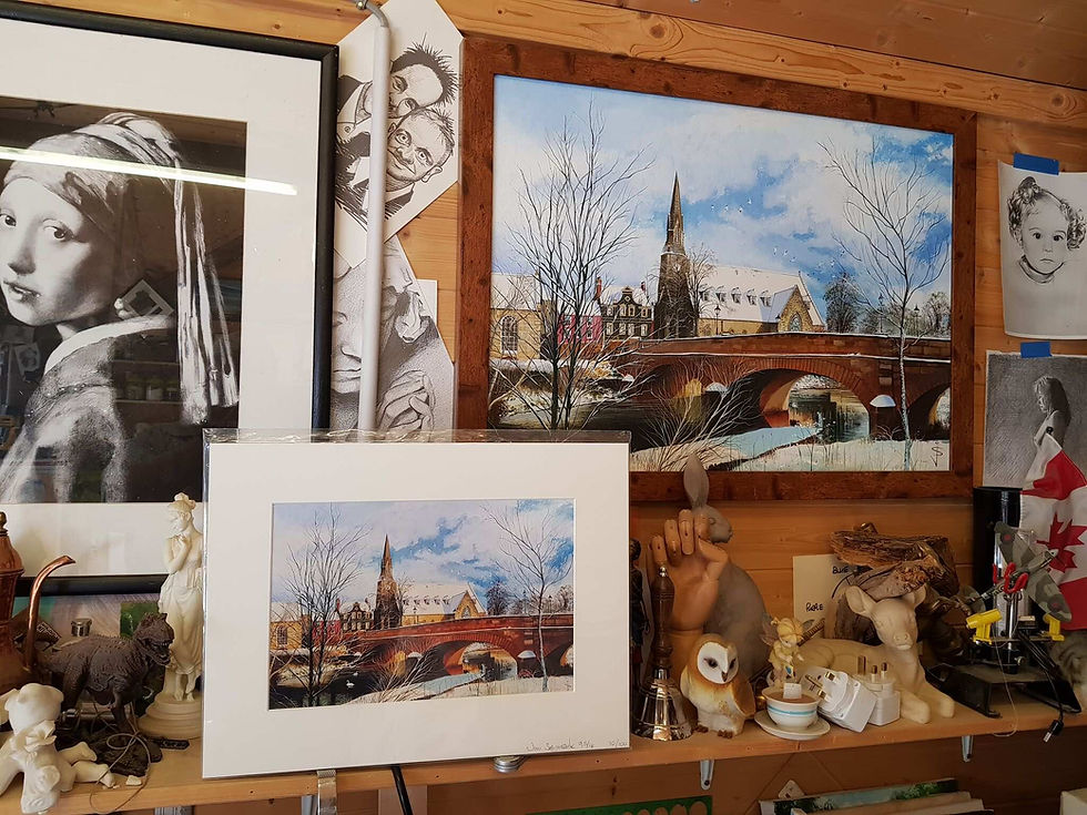 Thumbnail: Morpeth Town 16 x 12 Mounted Print