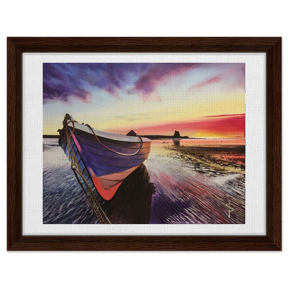 Thumbnail: Low Tide at Lindisfarne