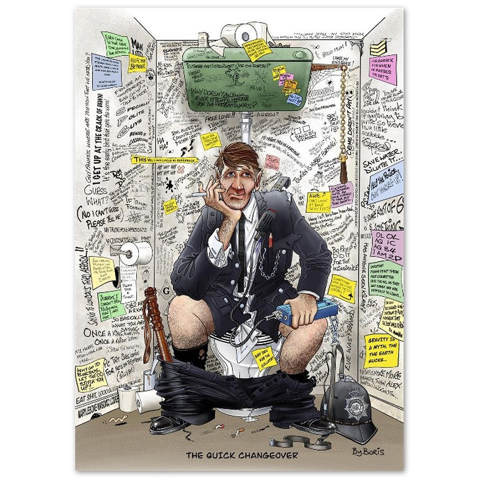 Thumbnail: The Quick Changeover by Boris (10 greeting cards and envelopes)