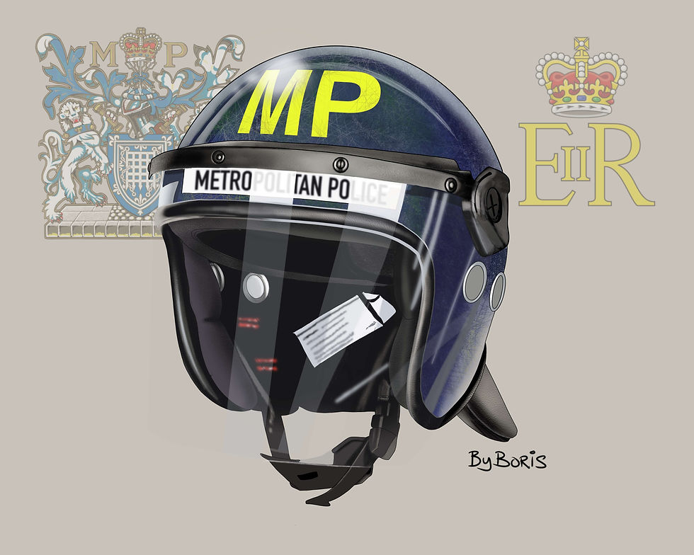 Thumbnail: Met Police Home Office Public Order Helmet