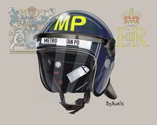 Metropolitan Police Home Office Riot Helmet.