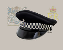 Metropolitan Police Flat Cap, (three quarter view).