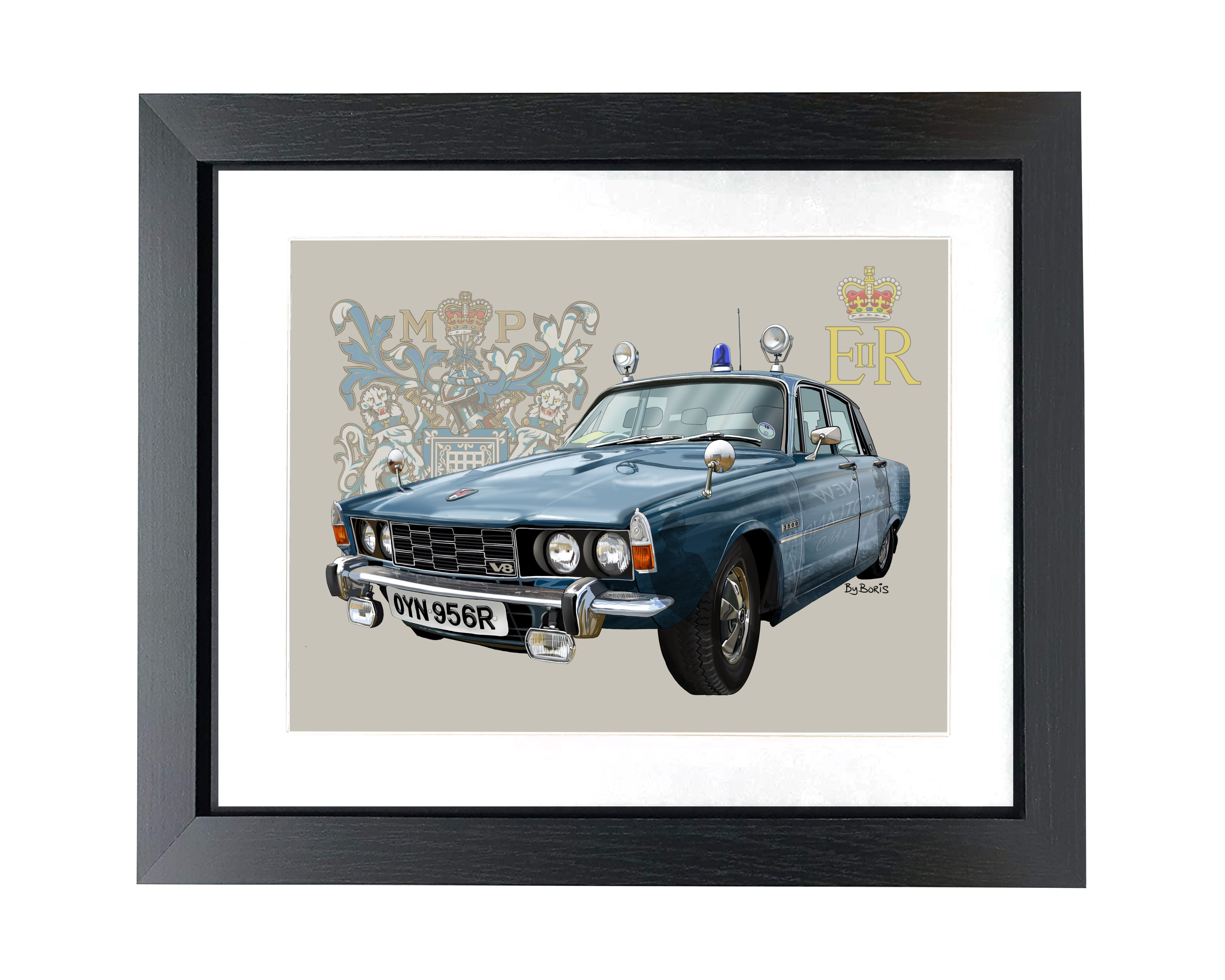 Met Police P6 Rover 3500s V8