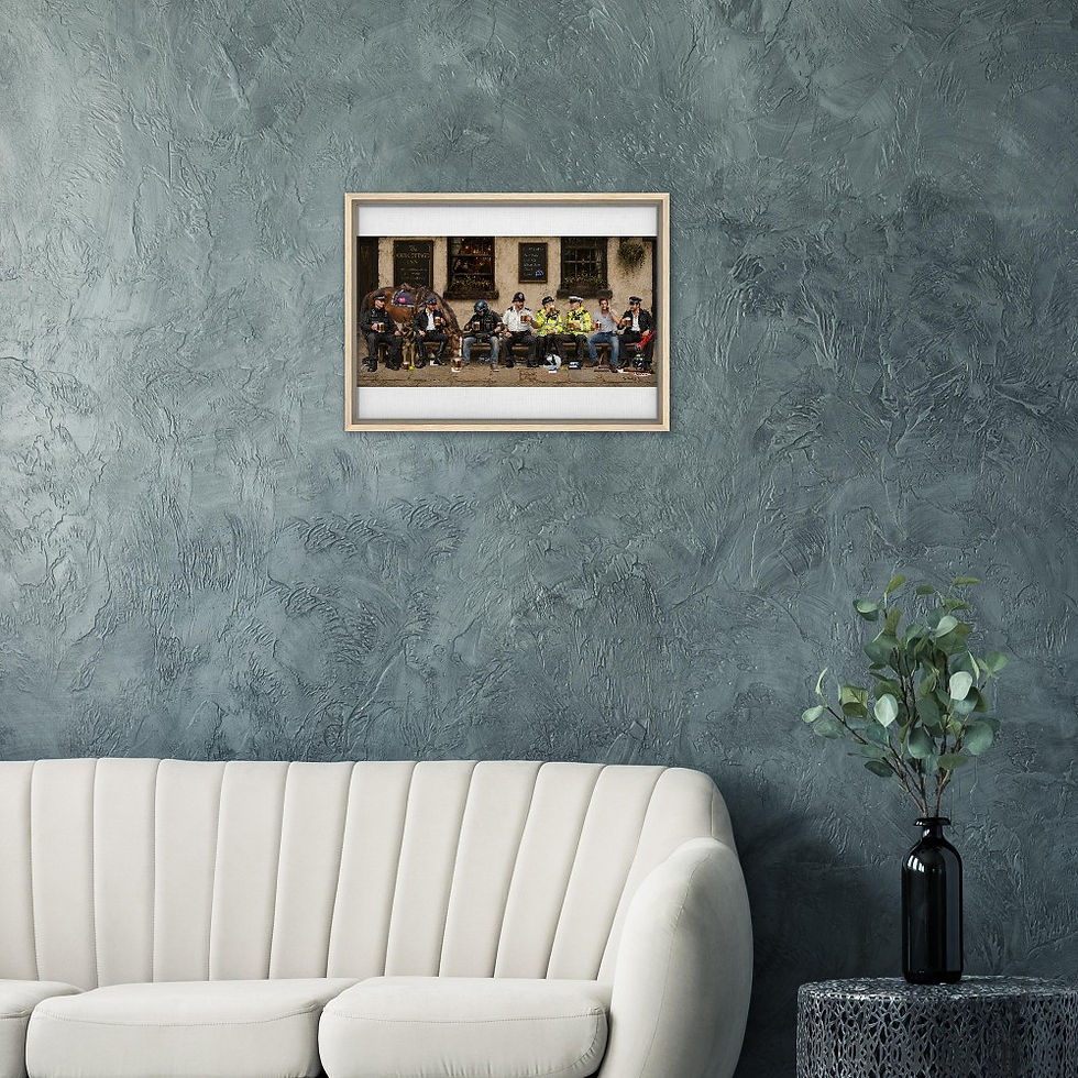 Thumbnail: 9 Pints of the Law Framed Canvas 50x70 cm / 20x28″
