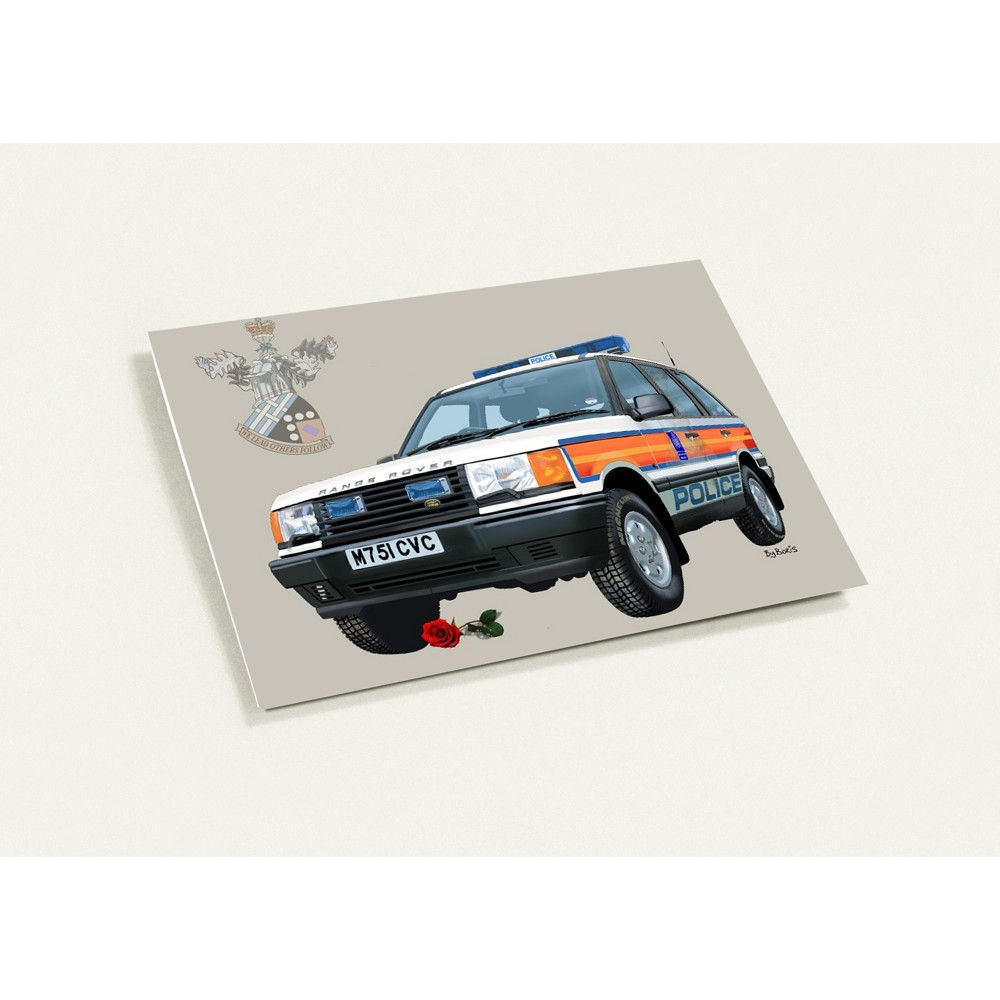 Met Police SEG Range Rover (Pack of 10 Greeting Cards)