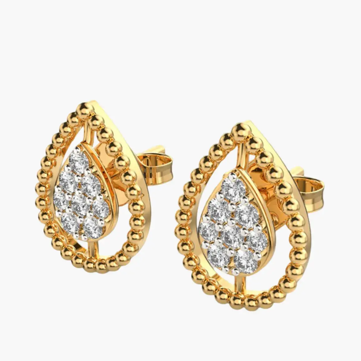 Morning Dew Diamond Earrings