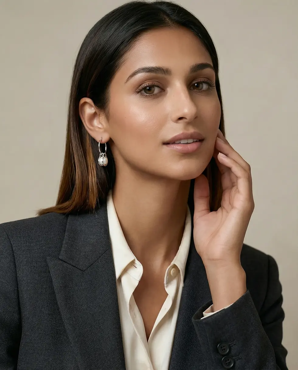 Thumbnail: Encapsule Pearl Earrings