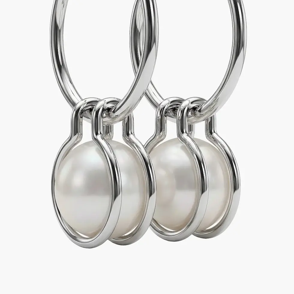 Thumbnail: Encapsule Pearl Earrings