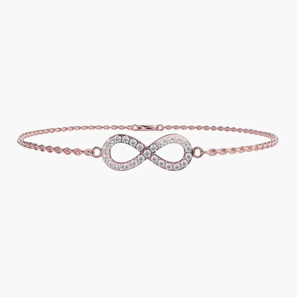 Thumbnail: Infinity Chain Diamond Bracelet