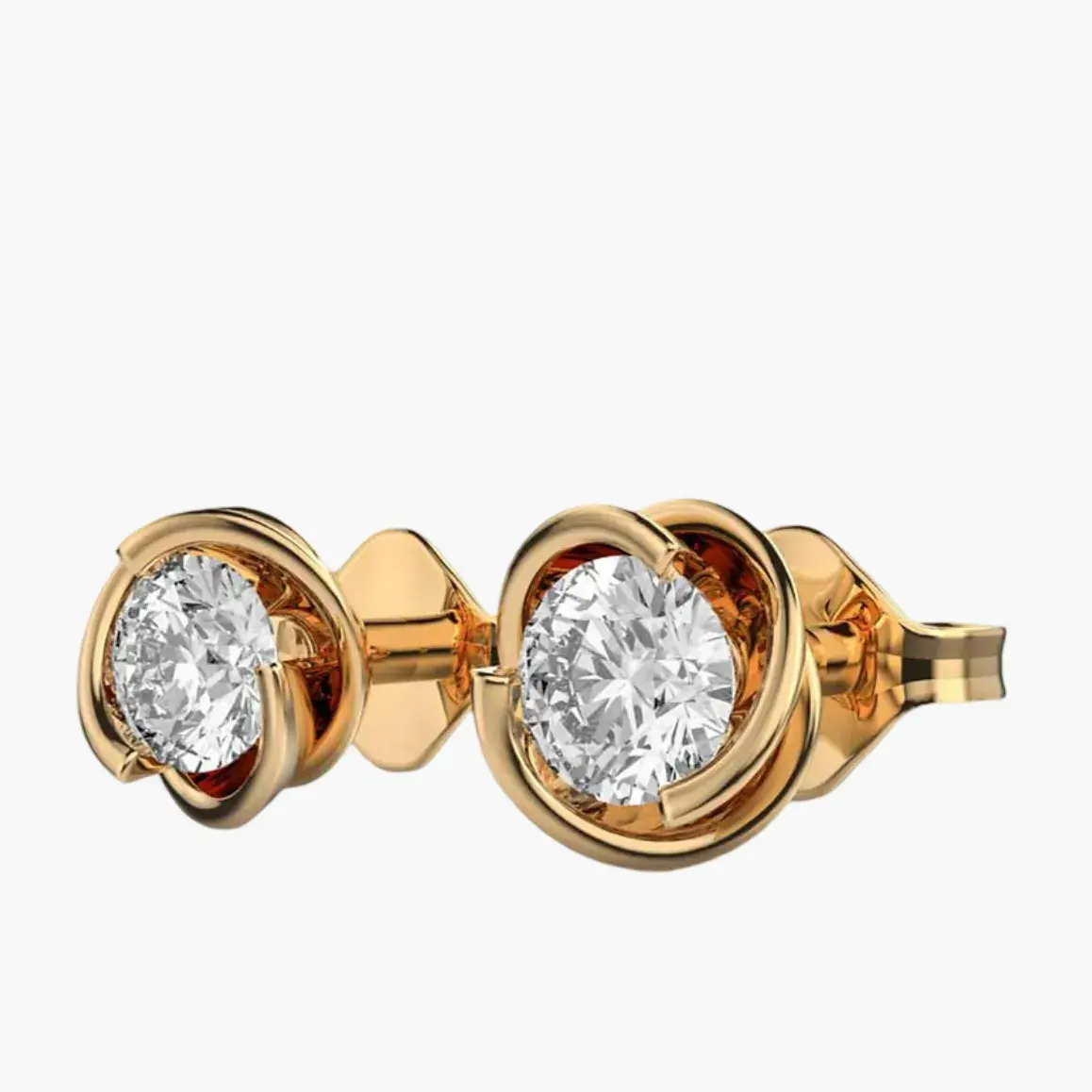 30 Cent Star Diamond Earrings