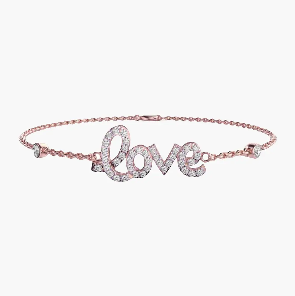 Thumbnail: Love Chain Diamond Bracelet