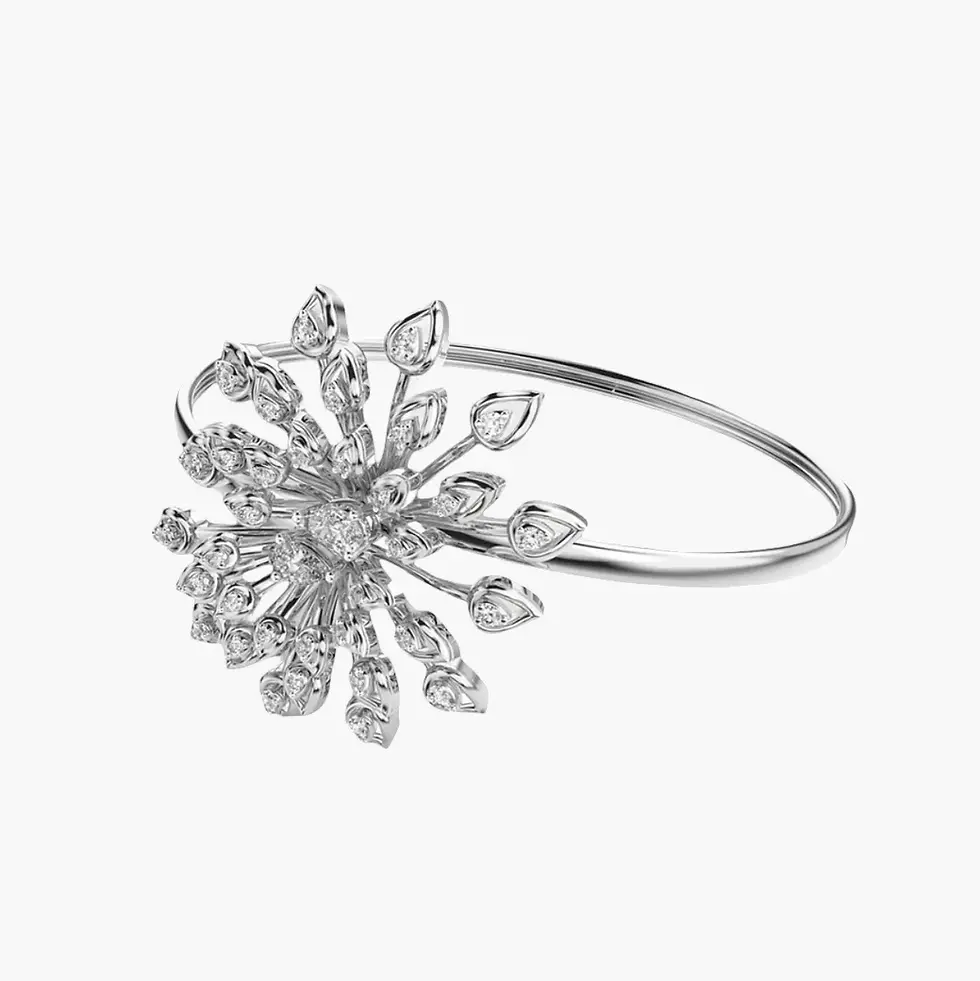 Thumbnail: Sparkling Bouquet Diamond Bracelet