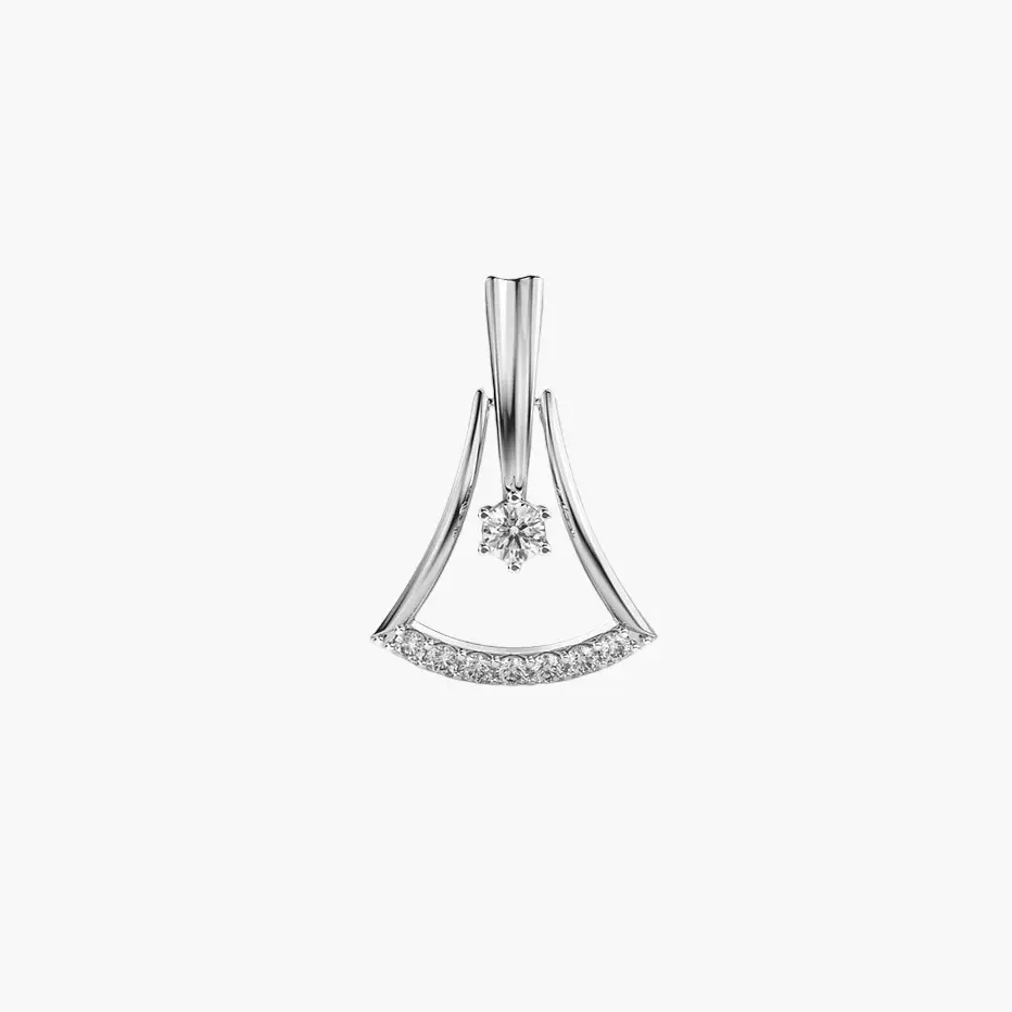 Thumbnail: Serene Bell Diamond Pendant