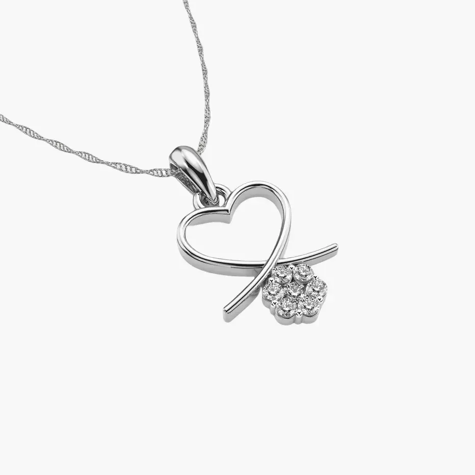 Thumbnail: Enchanted Love Diamond Pendant