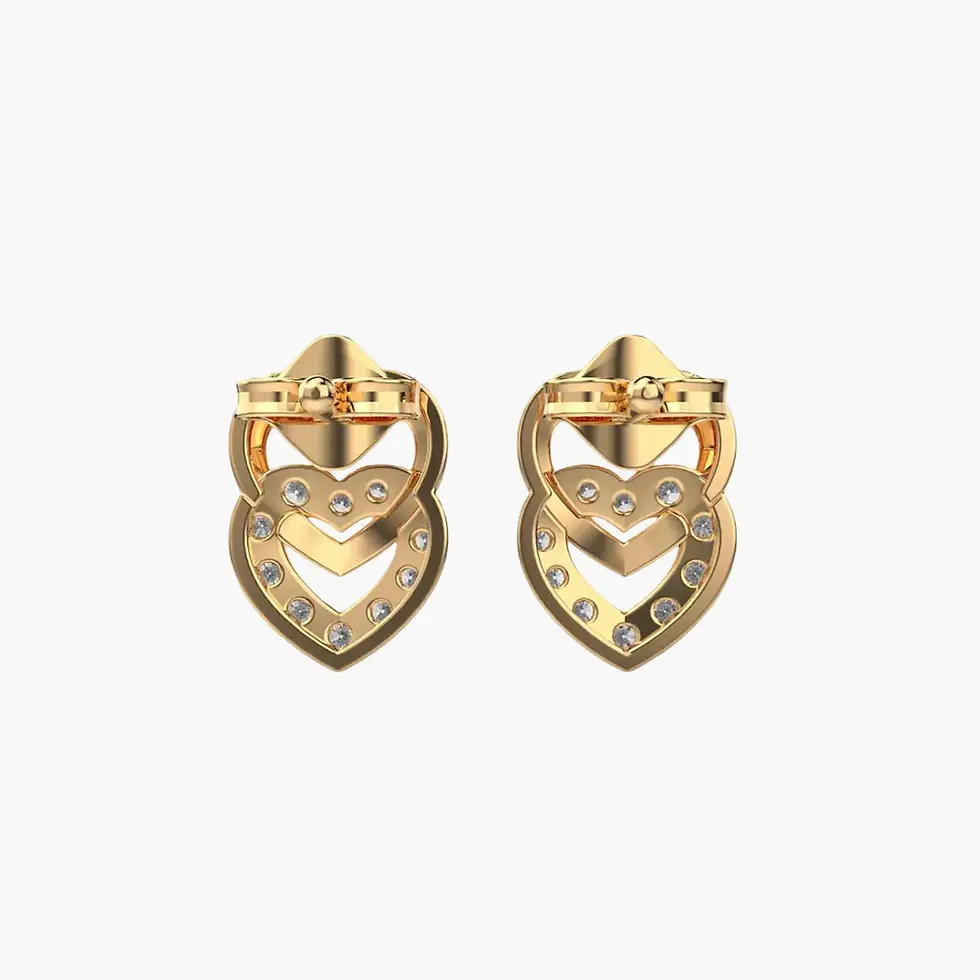 Thumbnail: Entangled Love Diamond Earrings