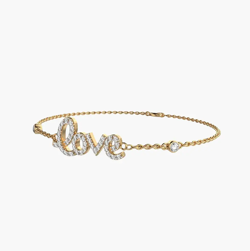 Thumbnail: Love Chain Diamond Bracelet