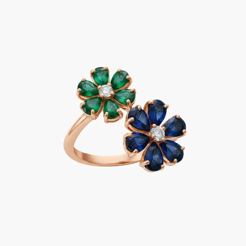 Thumbnail: Wildflower Diamond Ring