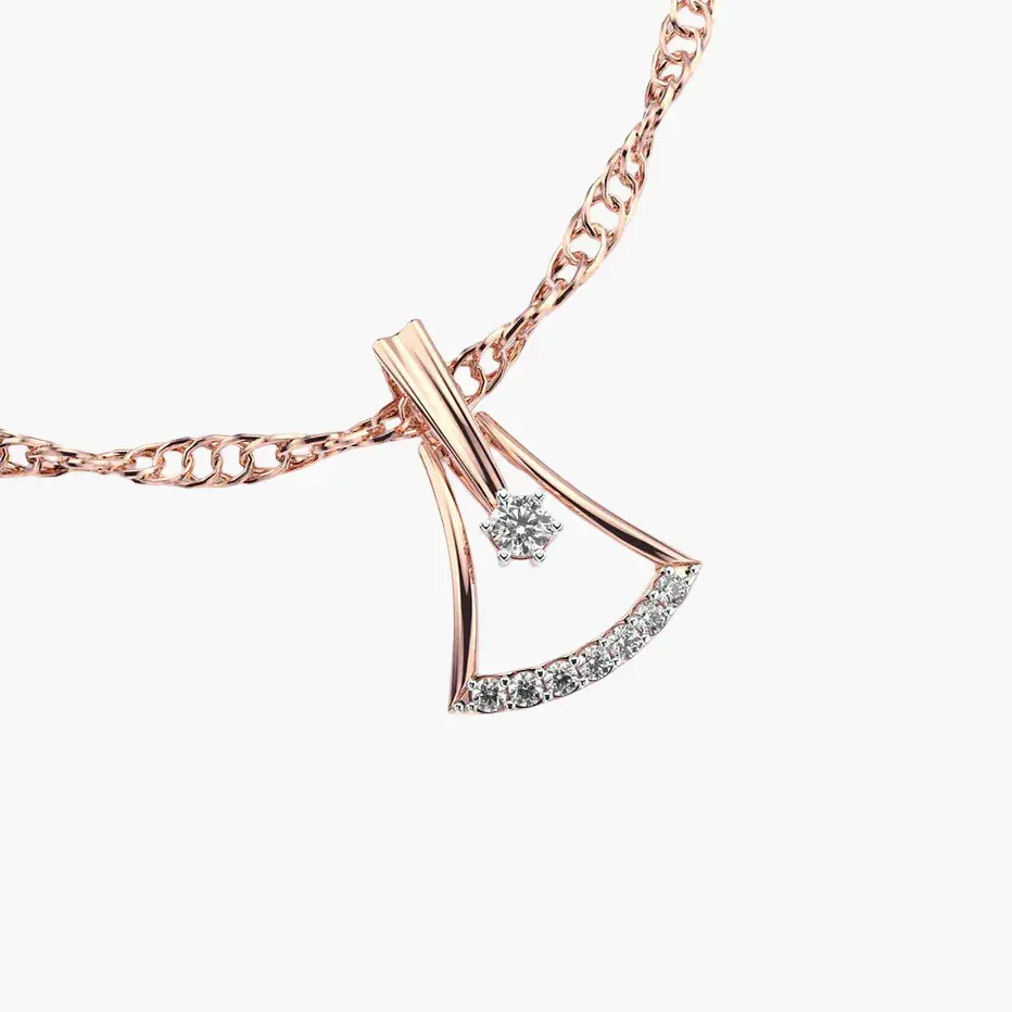 Thumbnail: Serene Bell Diamond Pendant