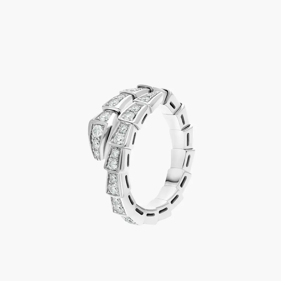 Thumbnail: Cobra Scale Diamond Ring