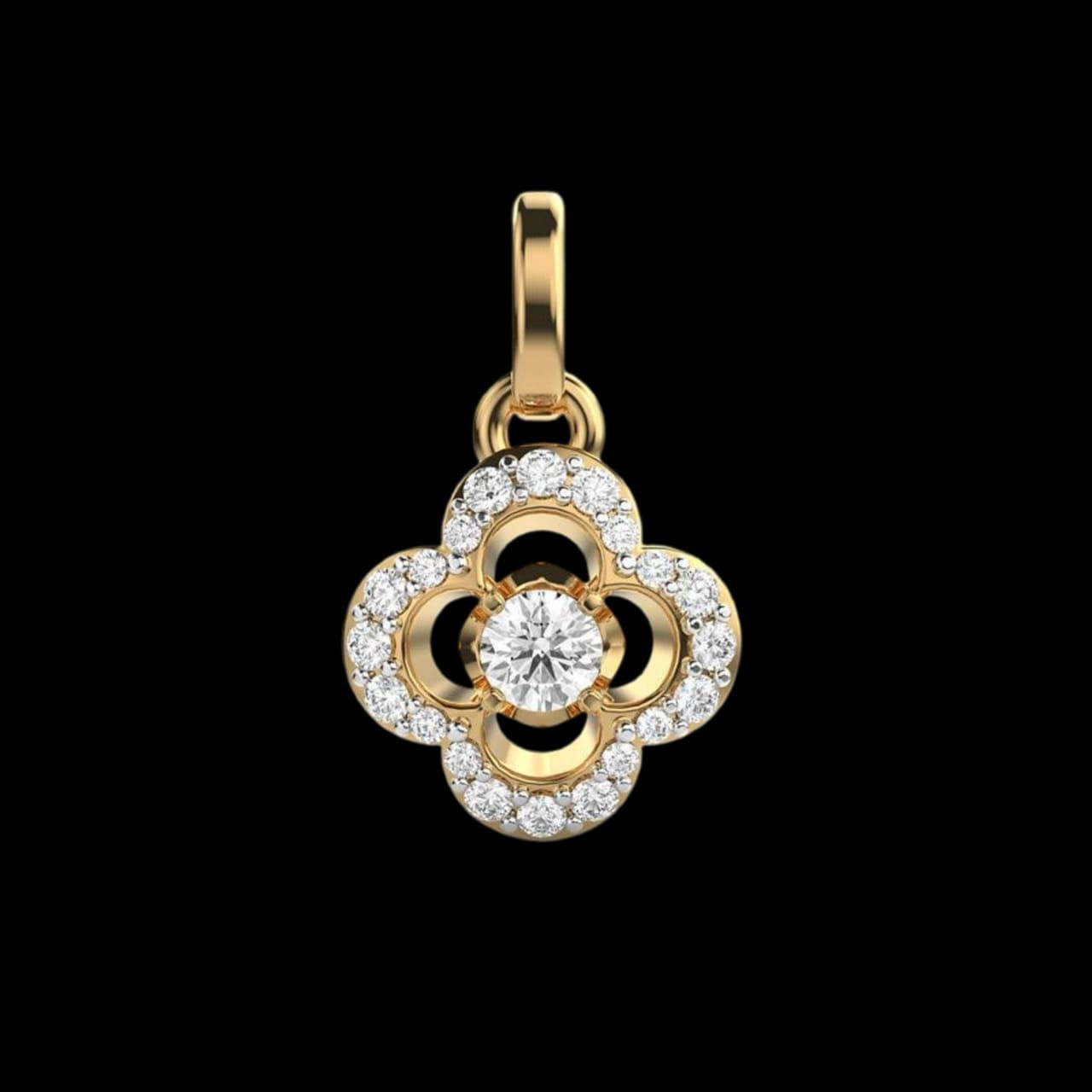 Rose Diamond Pendant