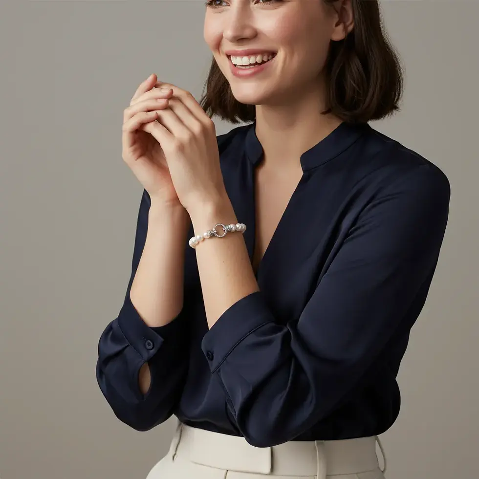 Thumbnail: Ever Glow 7.0-7.5 mm Pearl Bracelet